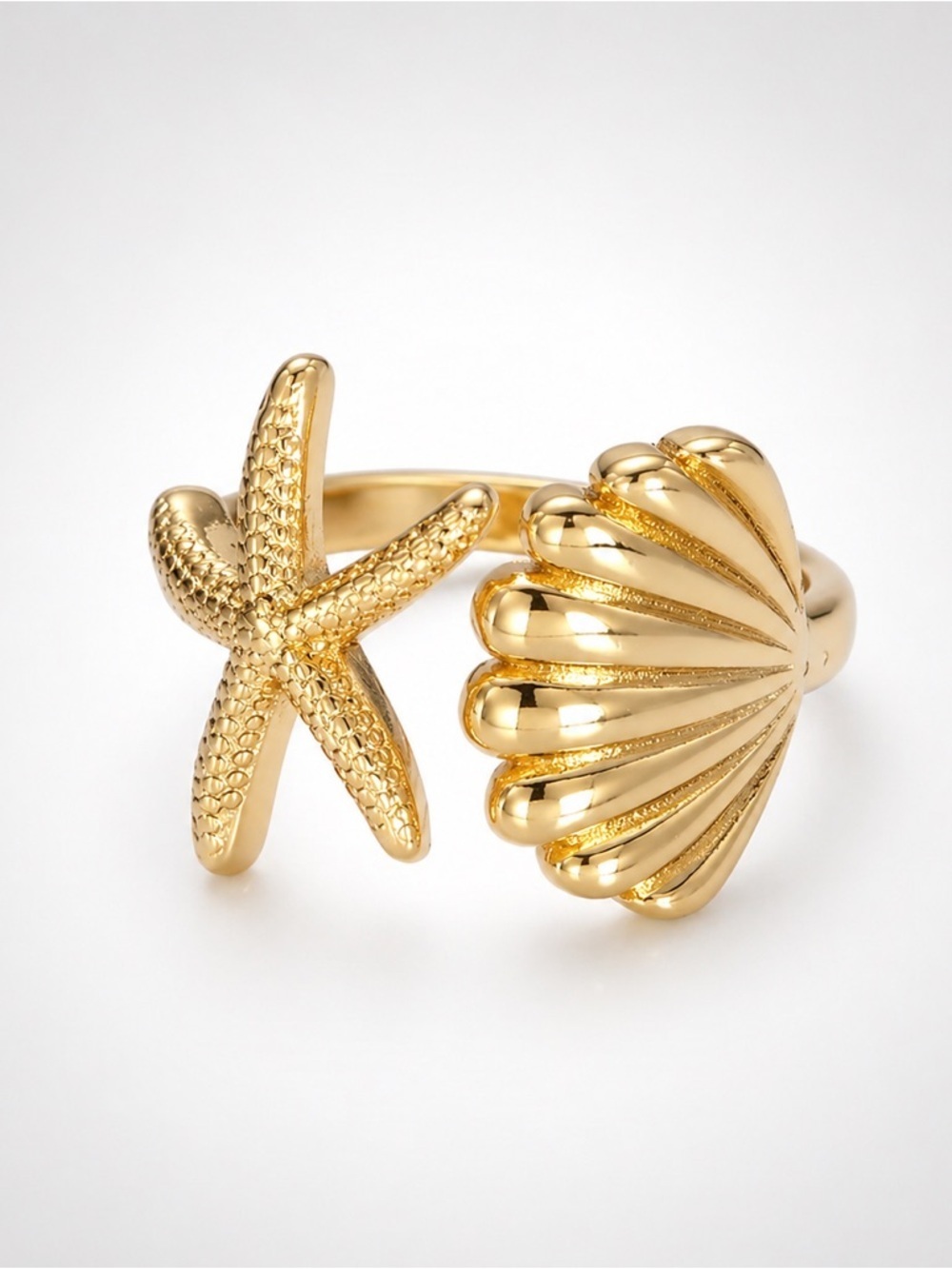 14K Gold Filled Ocean Open Ring (3307)